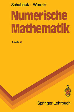 E-Book (pdf) Numerische Mathematik von Robert Schaback, Helmut Werner