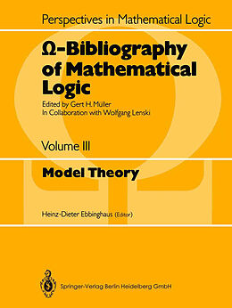 Kartonierter Einband  -Bibliography of Mathematical Logic von 