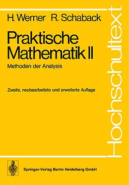 E-Book (pdf) Praktische Mathematik II von H. Werner, R. Schaback