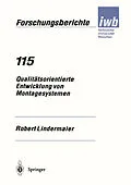E-Book (pdf) Qualitätsorientierte Entwicklung von Montagesystemen von Robert Lindermaier