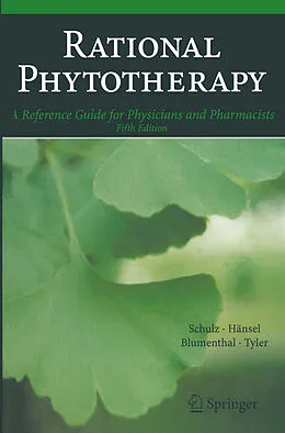 E-Book (pdf) Rational Phytotherapy von Volker Schulz, Rudolf Hänsel, Mark Blumenthal