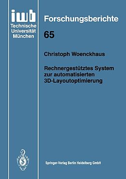 E-Book (pdf) Rechnergestütztes System zur automatisierten 3D-Layoutoptimierung von Christoph Woenckhaus