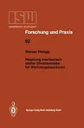 E-Book (pdf) Regelung mechanisch steifer Direktantriebe für Werkzeugmaschinen von Werner Philipp