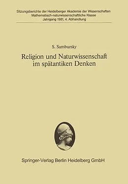 E-Book (pdf) Religion und Naturwissenschaft im spätantiken Denken von Shmuel Sambursky