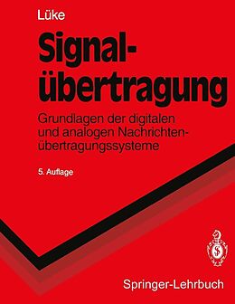 E-Book (pdf) Signalübertragung von Jens Ohm, Hans Dieter Lüke