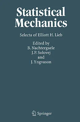 E-Book (pdf) Statistical Mechanics von E. H. Lieb