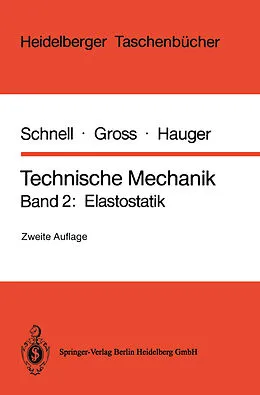 E-Book (pdf) Technische Mechanik von Walter Schnell, Dietmar Gross, Werner Hauger