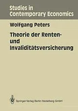 E-Book (pdf) Theorie der Renten- und Invaliditätsversicherung von Wolfgang Peters