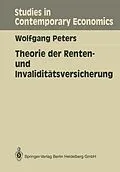 E-Book (pdf) Theorie der Renten- und Invaliditätsversicherung von Wolfgang Peters