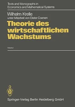E-Book (pdf) Theorie des wirtschaftlichen Wachstums von W. Krelle