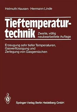 E-Book (pdf) Tieftemperaturtechnik von Helmuth Hausen, H. Linde