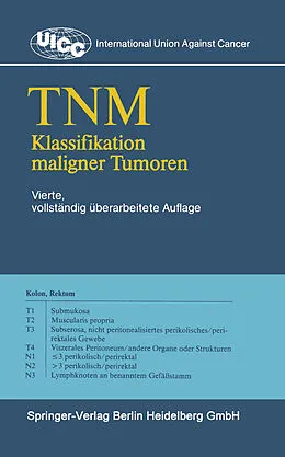 E-Book (pdf) TNM Klassifikation maligner Tumoren von 