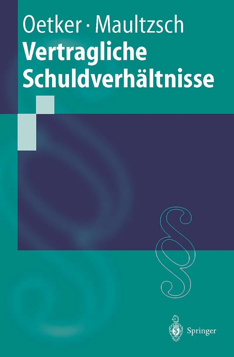 Vertragliche Schuldverhältnisse