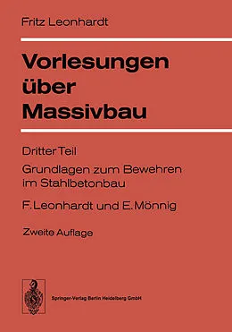 E-Book (pdf) Vorlesungen über Massivbau von F. Leonhardt, E. Mönnig