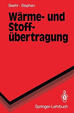 E-Book (pdf) Wärme- und Stoffübertragung von Hans D. Baehr, Karl Stephan
