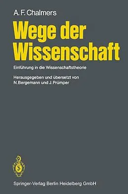 E-Book (pdf) Wege der Wissenschaft von Alan F. Chalmers
