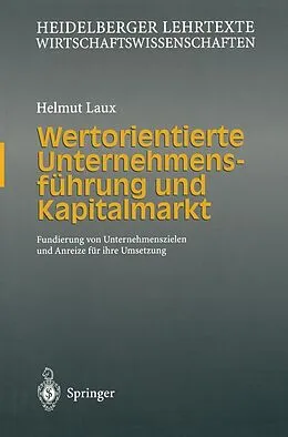 E-Book (pdf) Wertorientierte Unternehmensführung und Kapitalmarkt von Helmut Laux