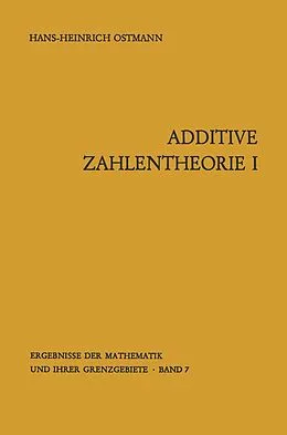 E-Book (pdf) Additive Zahlentheorie von Hans-H. Ostmann