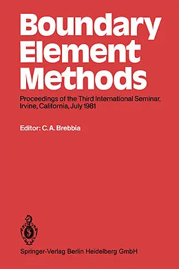 E-Book (pdf) Boundary Element Methods von Carlos A. Brebbia