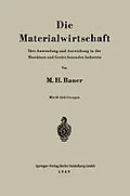 E-Book (pdf) Die Materialwirtschaft von Max H. Bauer