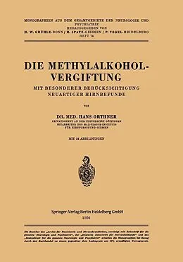 E-Book (pdf) Die Methylalkoholvergiftung von H. Orthner