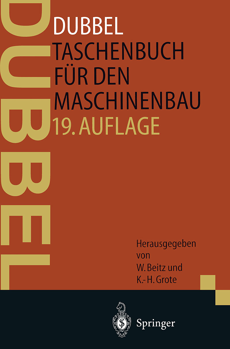 DUBBEL - Taschenbuch für den Maschinenbau