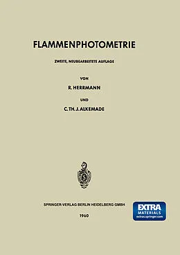 E-Book (pdf) Flammenphotometrie von Roland Herrmann, Cornelis T.J. Alkemade