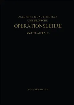 E-Book (pdf) Gynäkologische Operationen von K. G. Ober, H. Meinrenken