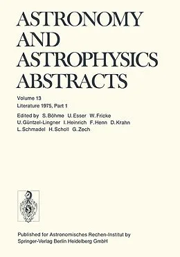 E-Book (pdf) Literature 1975, Part 1 von S. Böhme, G. Zech, U. Esser