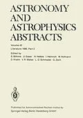 E-Book (pdf) Astronomy and Astrophysics Abstracts von S. Böhme, U. Esser, H. Hefele