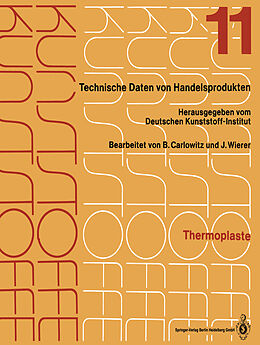 Kartonierter Einband Thermoplaste von Bodo Carlowitz, Jutta Wierer