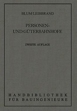 E-Book (pdf) Personen- und Güterbahnhöfe von Otto Blum