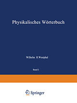 Kartonierter Einband Physikalisches Wörterbuch von 