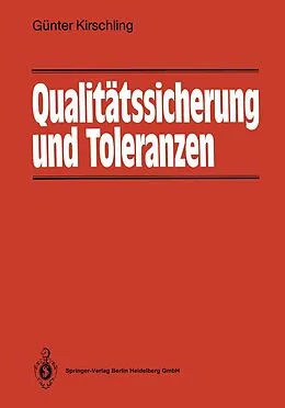 E-Book (pdf) Qualitätssicherung und Toleranzen von Günter Kirschling