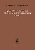 E-Book (pdf) Quantum Mechanics of One- and Two-Electron Atoms von Hans A. Bethe, E. E. Salpeter