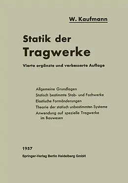 E-Book (pdf) Statik der Tragwerke von Walther Kaufmann