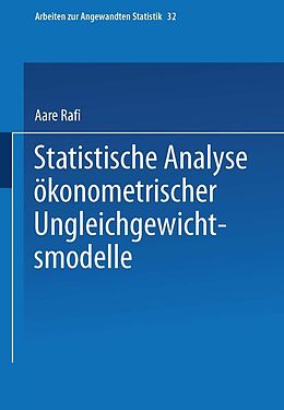 E-Book (pdf) Statistische Analyse ökonometrischer Ungleichgewichtsmodelle von Aare Rafi