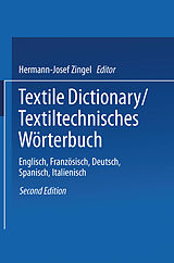 Couverture cartonnée Textile Dictionary / Textiltechnisches Wörterbuch de 