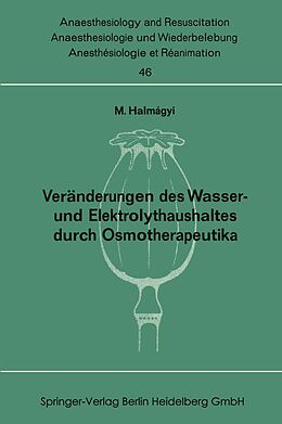 E-Book (pdf) Veränderungen des Wasser- und Elektrolythaushaltes durch Osmotherapeutika von Miklos Halmagyi