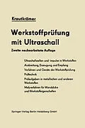 E-Book (pdf) Werkstoffprüfung mit Ultraschall von Josef Krautkrämer, Herbert Krautkrämer