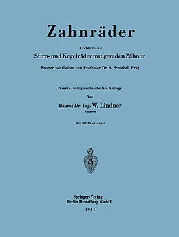 E-Book (pdf) Zahnräder von A. Schiebel