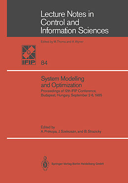 Kartonierter Einband System Modelling and Optimization von 