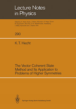 Kartonierter Einband The Vector Coherent State Method and Its Application to Problems of Higher Symmetries von Karl T. Hecht
