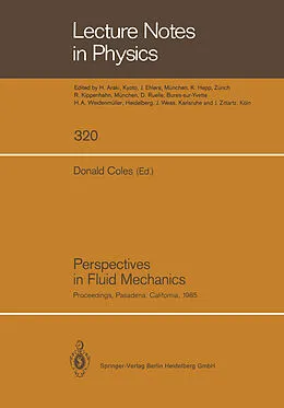 Kartonierter Einband Perspectives in Fluid Mechanics von 
