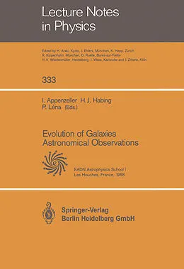 Kartonierter Einband Evolution of Galaxies Astronomical Observations von 