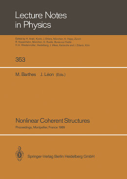 Couverture cartonnée Nonlinear Coherent Structures de 