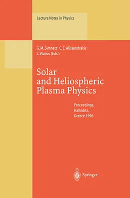 Kartonierter Einband Solar and Heliospheric Plasma Physics von 
