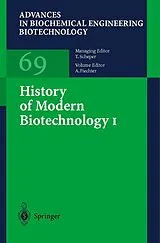 Kartonierter Einband History of Modern Biotechnology I von