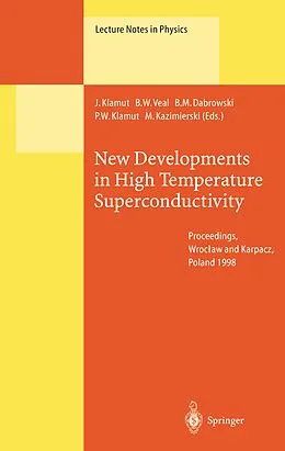 Kartonierter Einband New Developments in High Temperature Superconductivity von 