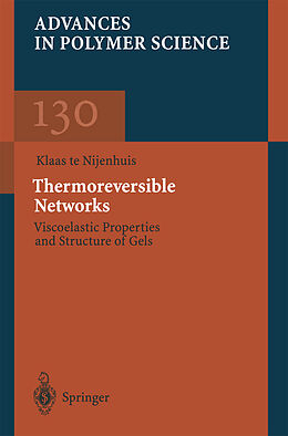Couverture cartonnée Thermoreversible Networks de Klaas Te Nijenhuis